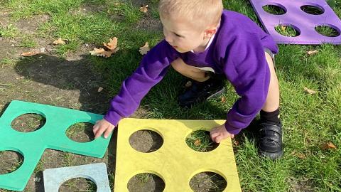 child learning