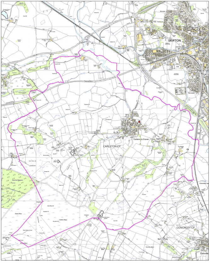 Map of school catchment area